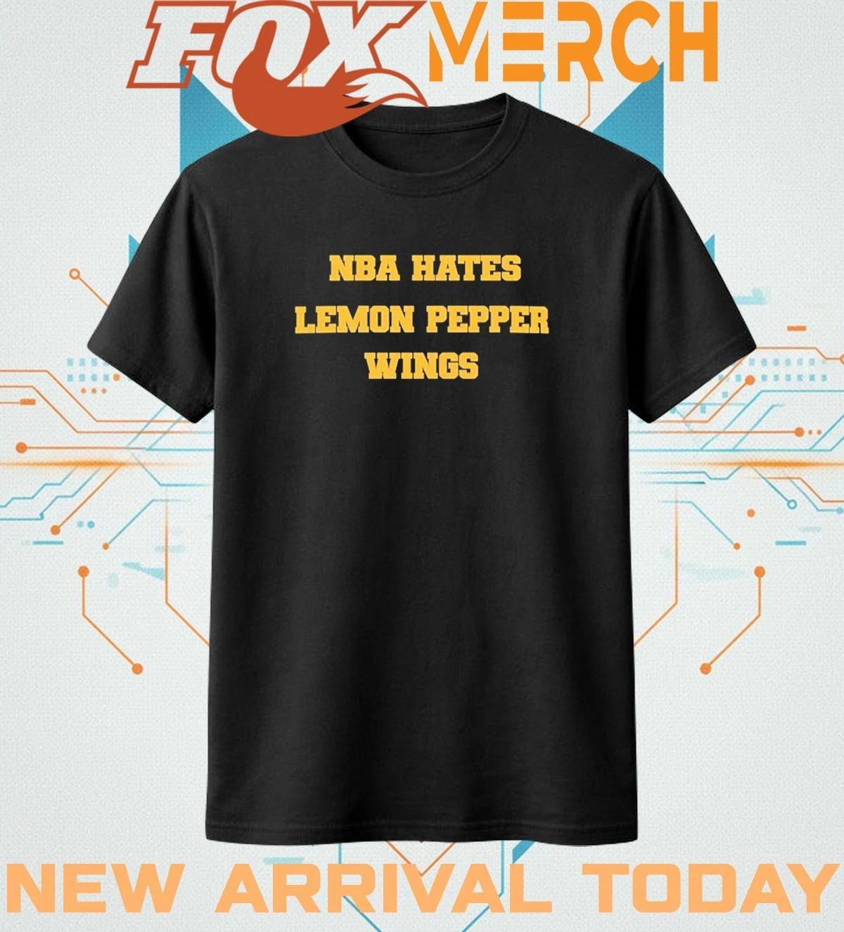 Basketball hates lemon pepper wings t-shirt