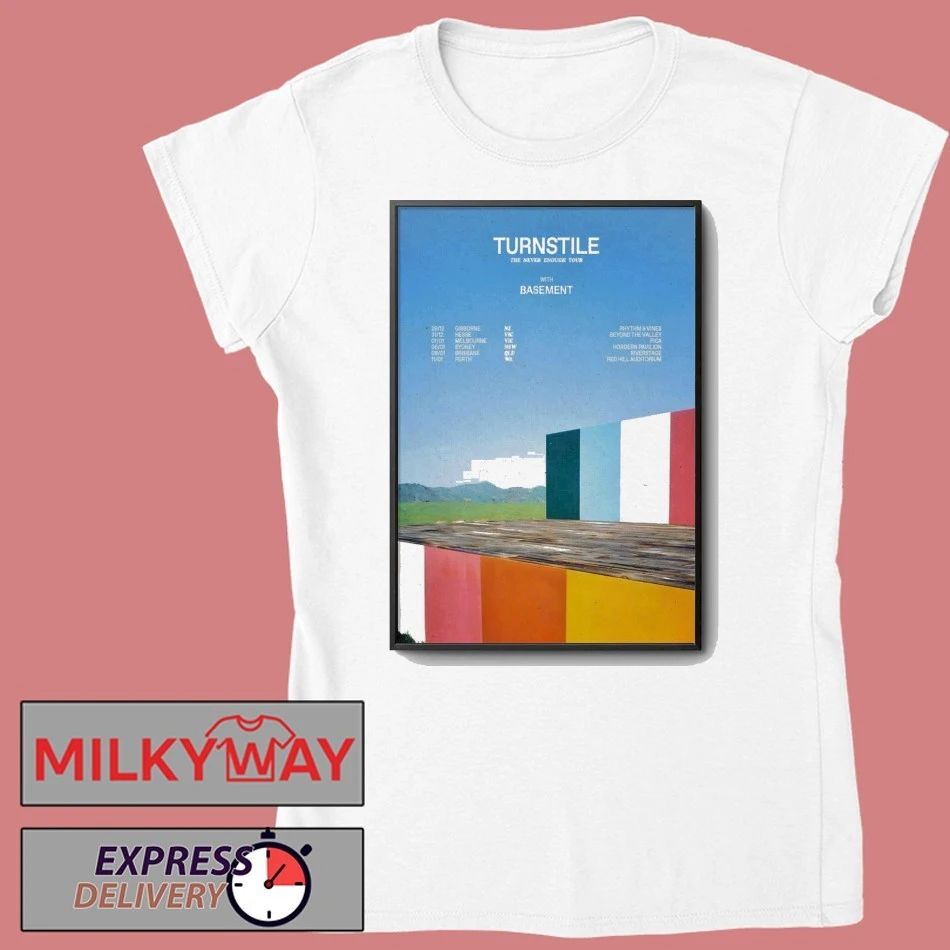 Turnstile The Never Enough 2025 2026 Shows Poster shirt