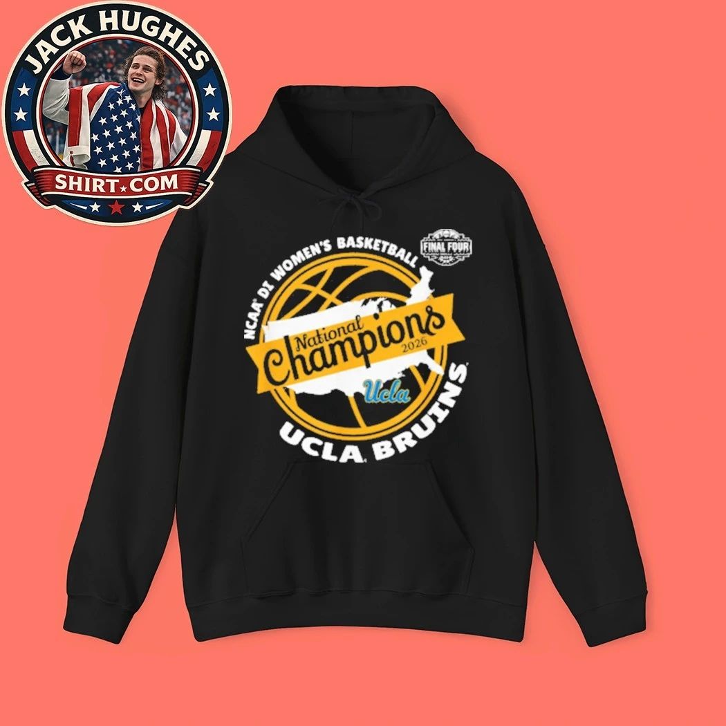 Original NCAA Division I Women’s Basketball UCLA Bruins National Champions Final Four 2026 Logo Graphic T-Shirt