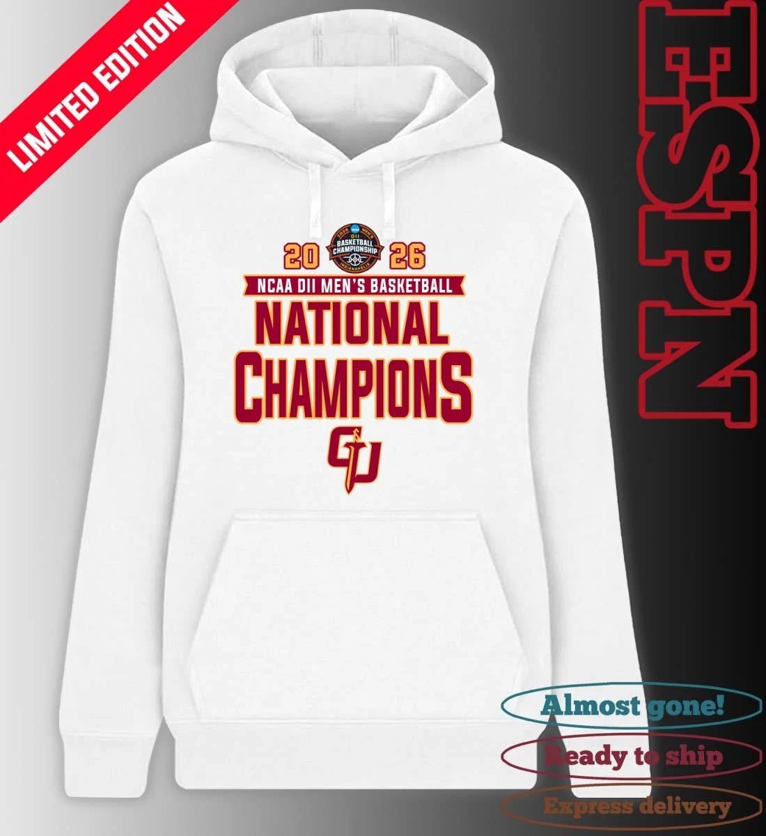 Gannon University Men’s Basketball 2026 NCAA DII National Champions T-Shirt