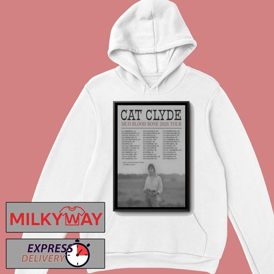 Cat Clyde Mud Blood Bone 2026 Tour Poster shirt