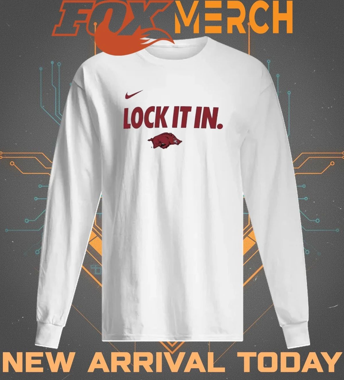Arkansas Razorbacks Lock It In 2026 On-Court Bench Legend Dri-FIT t-shirt