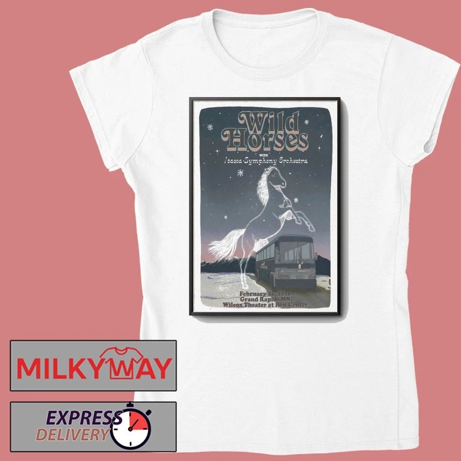 Wild Horses 2 21 2026 Grand Rapids MN Poster shirt