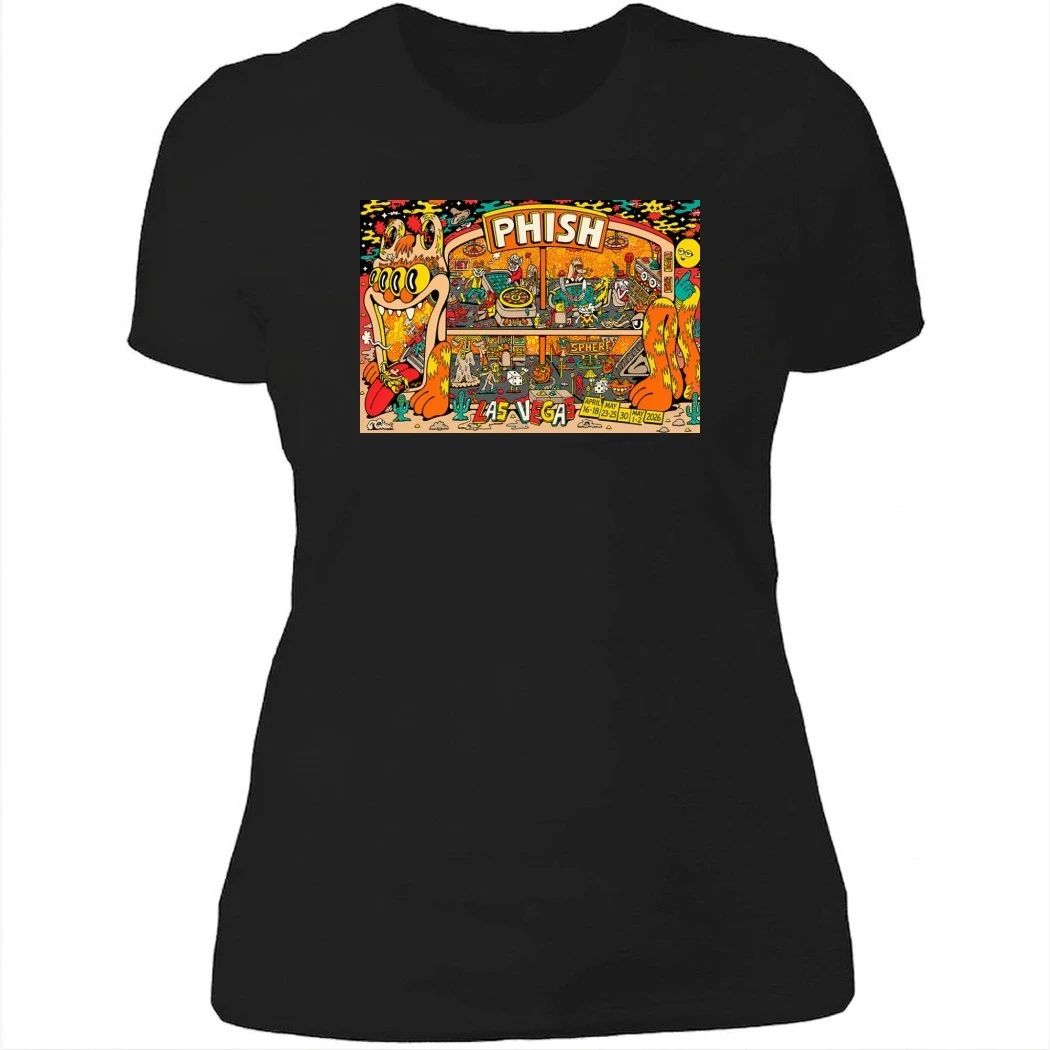 Phish Tour Apr May 2026 Sphere Las Vegas Poster Shirt