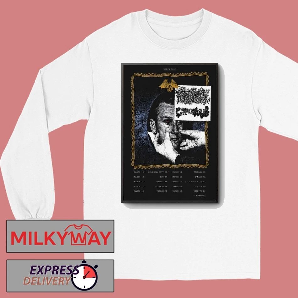 Primitive Rage Tour March 2026 Poster shirt
