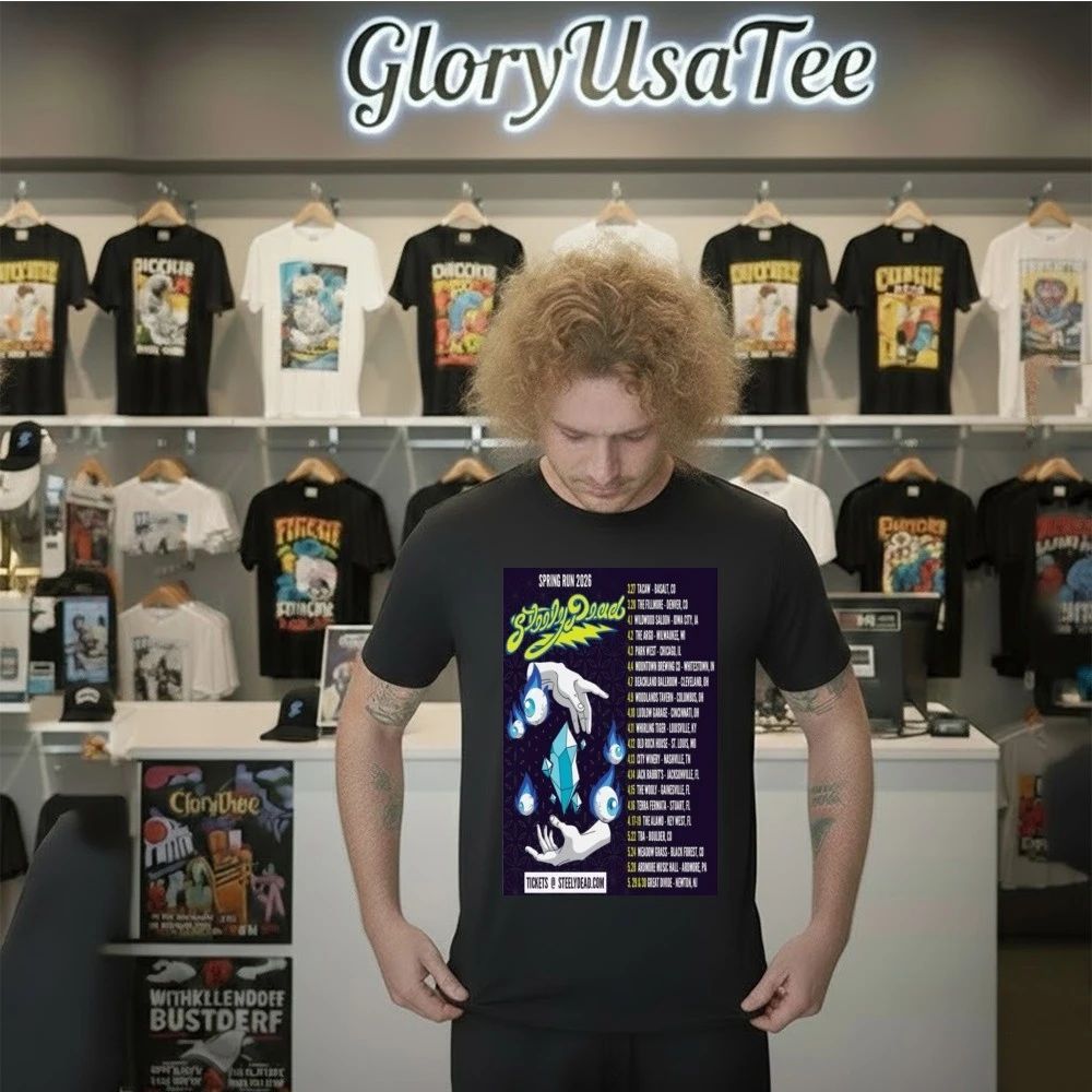Steely Dead Spring Run 2026 Tour Poster Shirt