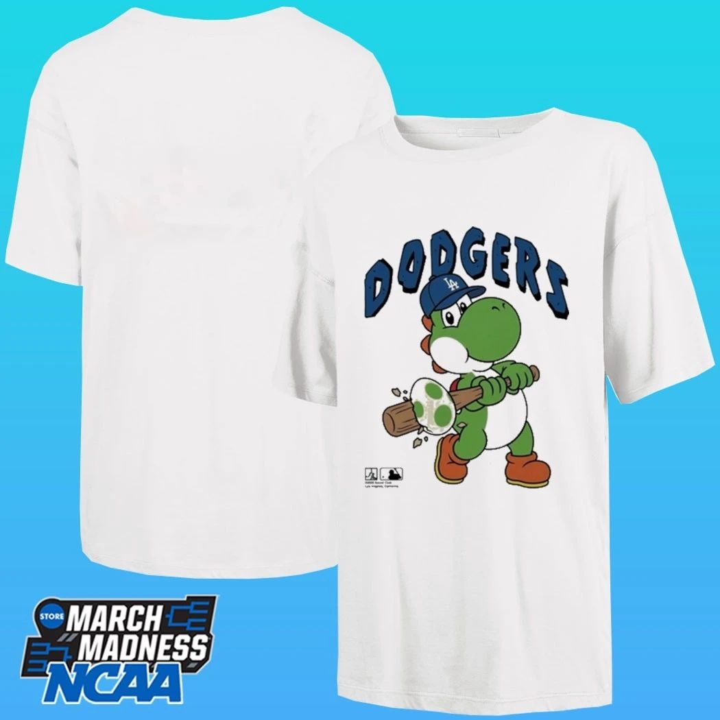 La Dodgers Yoshi Baseball Egg Shirt