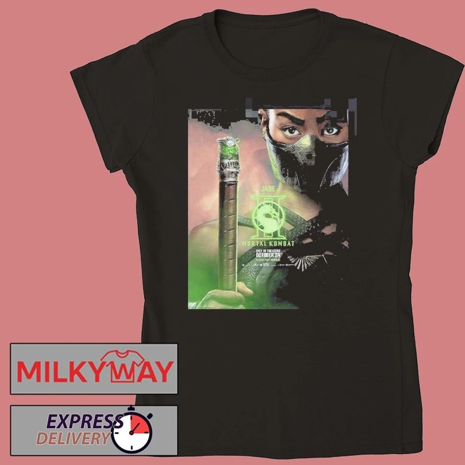 Mortal Kombat II Movie Exclusive Jade Character Poster T-Shirt