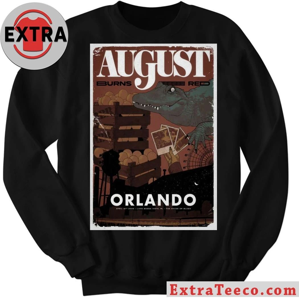 August Burns Red House of Blues Orlando, FL 4.16.2026 Poster Shirt