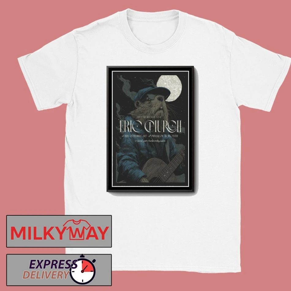 Eric Church In Portland, OR November 7 2025 Poster shirt