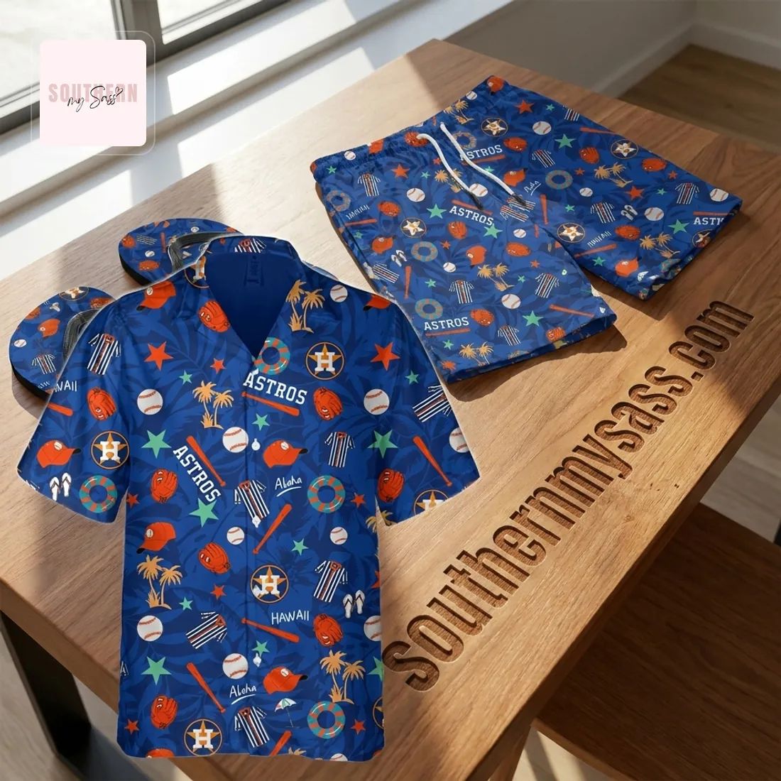 Houston Astros Summer Vacation Hawaiian Shirt
