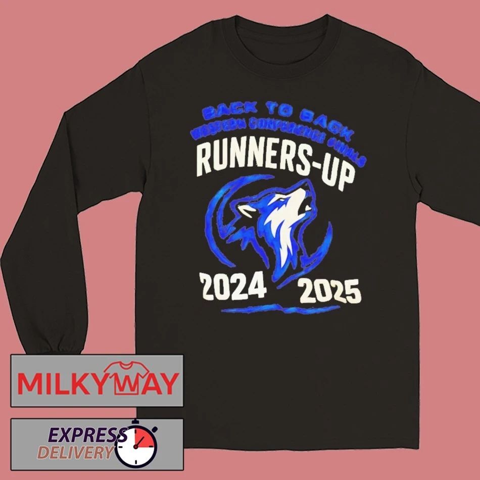 Back To Back Western Conference Finals Runners Up 2024 2025 Logo Shirt