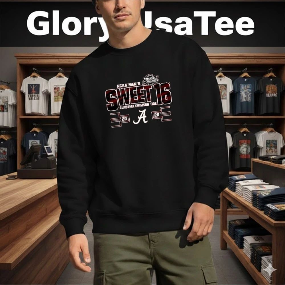 Pre-Order Now – 2026 Alabama Men’s Basketball Sweet 16 T-Shirt