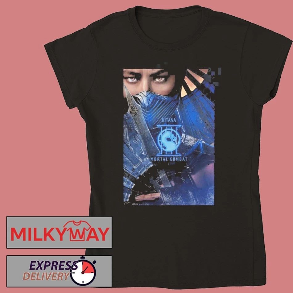 Mortal Kombat II Movie Exclusive Kitana Character Poster T-Shirt