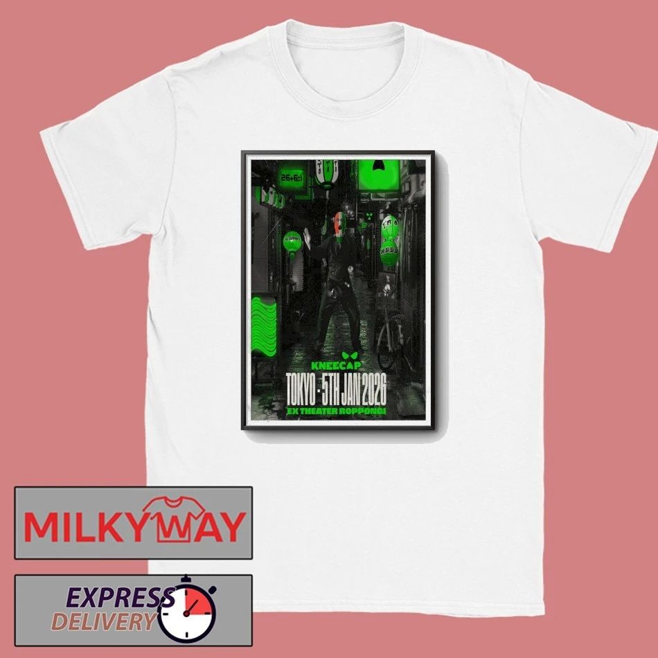 Kneecap Jan 5 2026 Poster Tokyo shirt