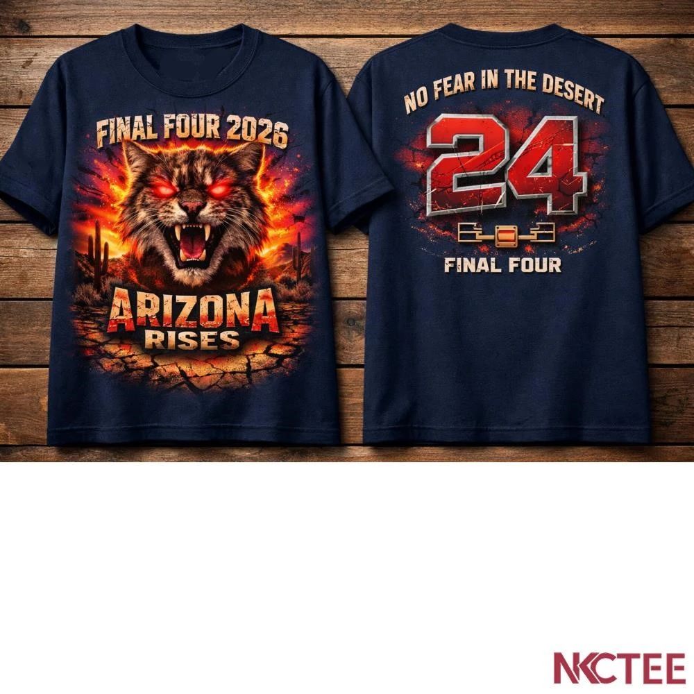 NKCtees Arizona Wildcats Desert Dynasty Final Four 2026 NCAA March Madness shirt