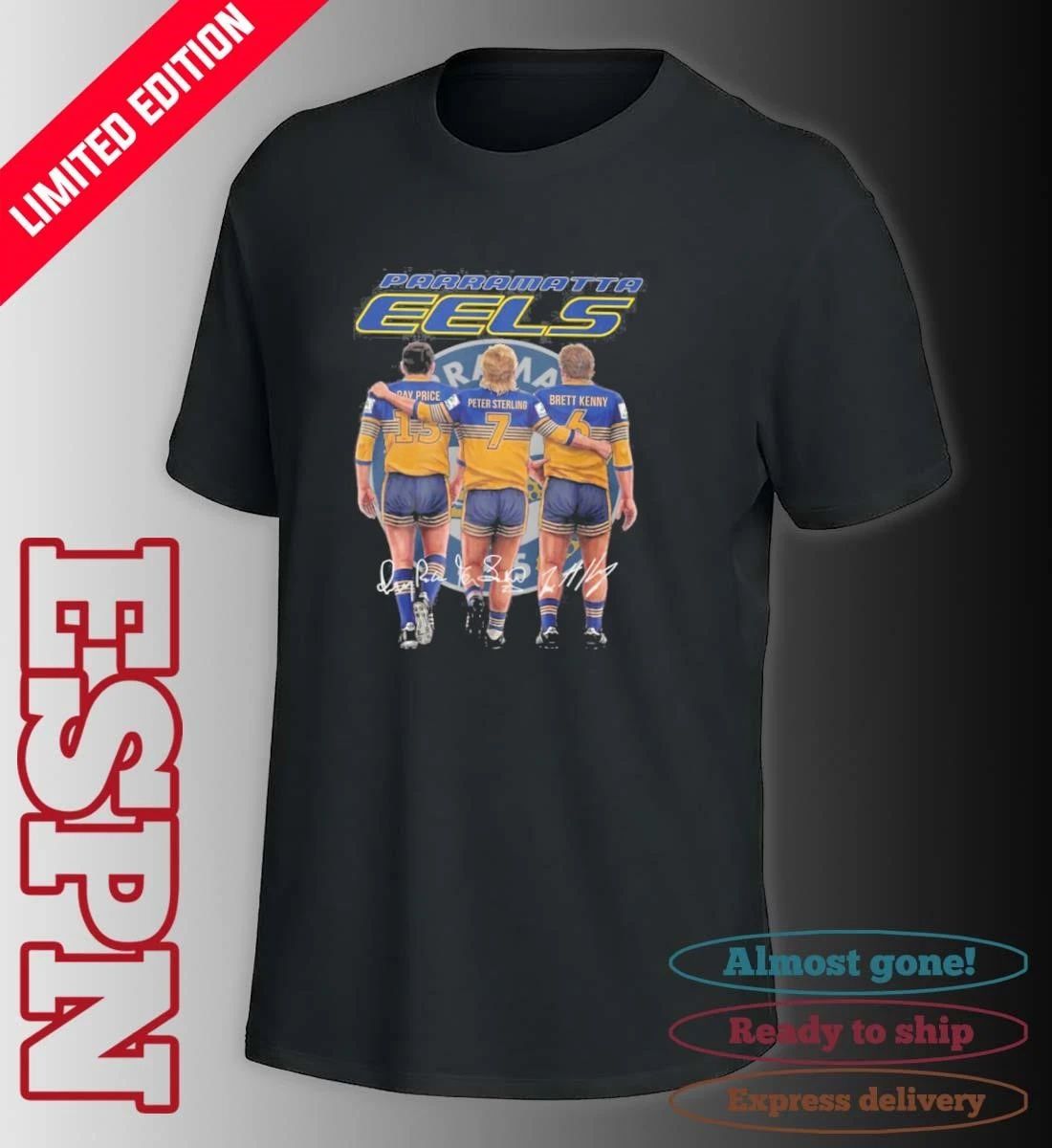 Parramatta Eels Ray Price, Peter Sterling And Brett Kenny Shirt