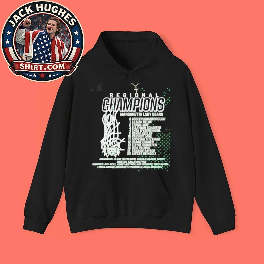 Original Margaretta Lady Bears Regional Champions Basketball Roster Shirt