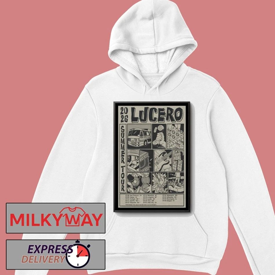 Lucero Music Summer Tour 2026 Poster shirt