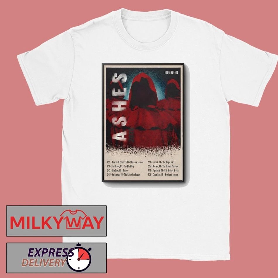 Moravian Ashes 2026 Tour Poster shirt