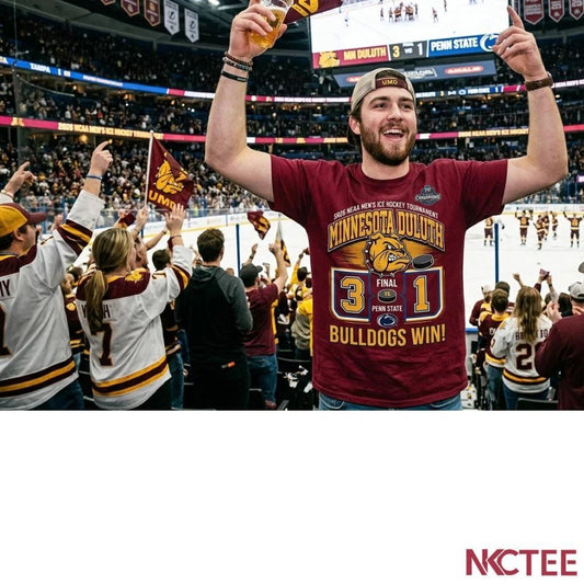 NKCtees 2026 Ncaa Men’s Ice Hockey Tournament Minnesota Duluth Bulldogs 3 1 Penn State Nittany Lions shirt