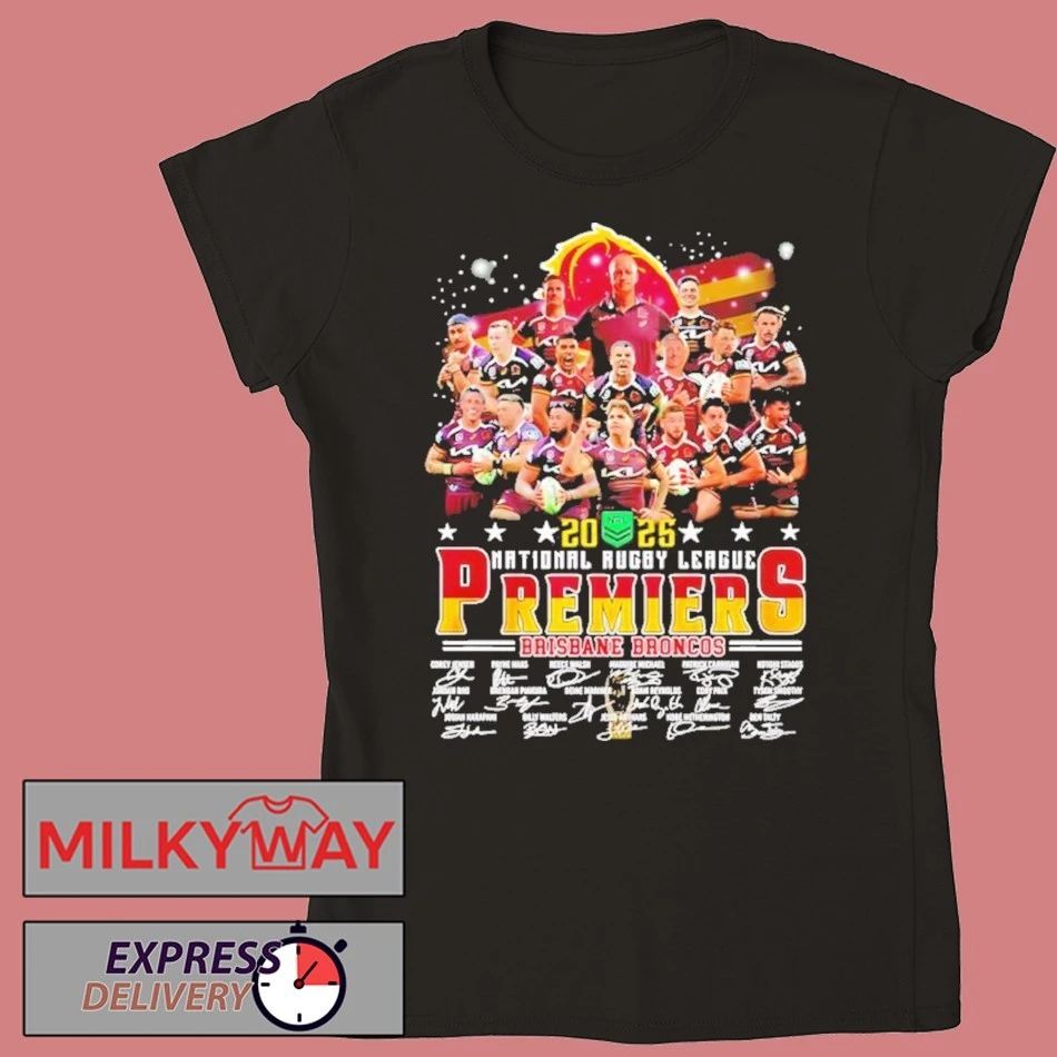2025 NRL Grand Finals Premiers Brisbane Broncos T-Shirt