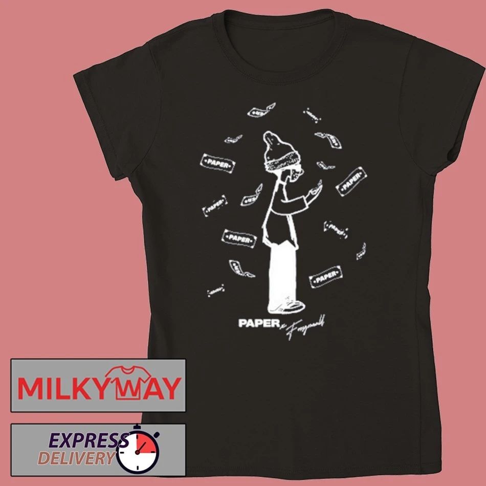 Foos Get Paper Black shirt