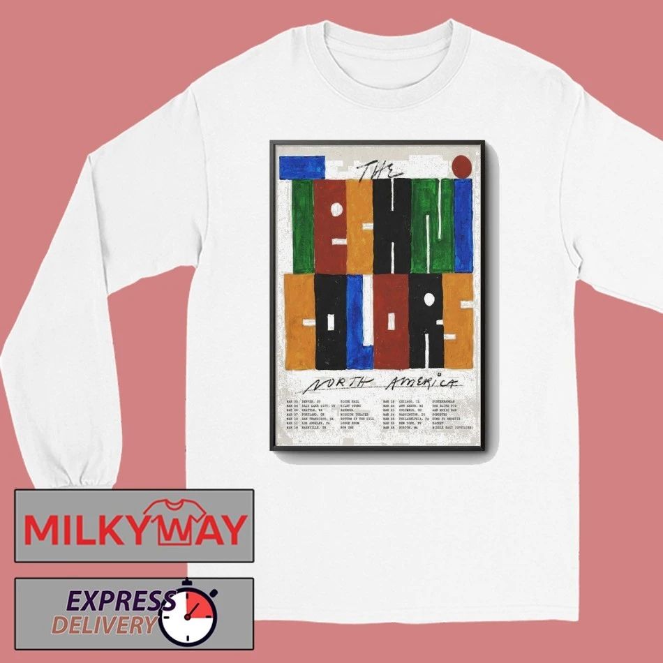 The Technicolors North America 2026 Tour Poster shirt
