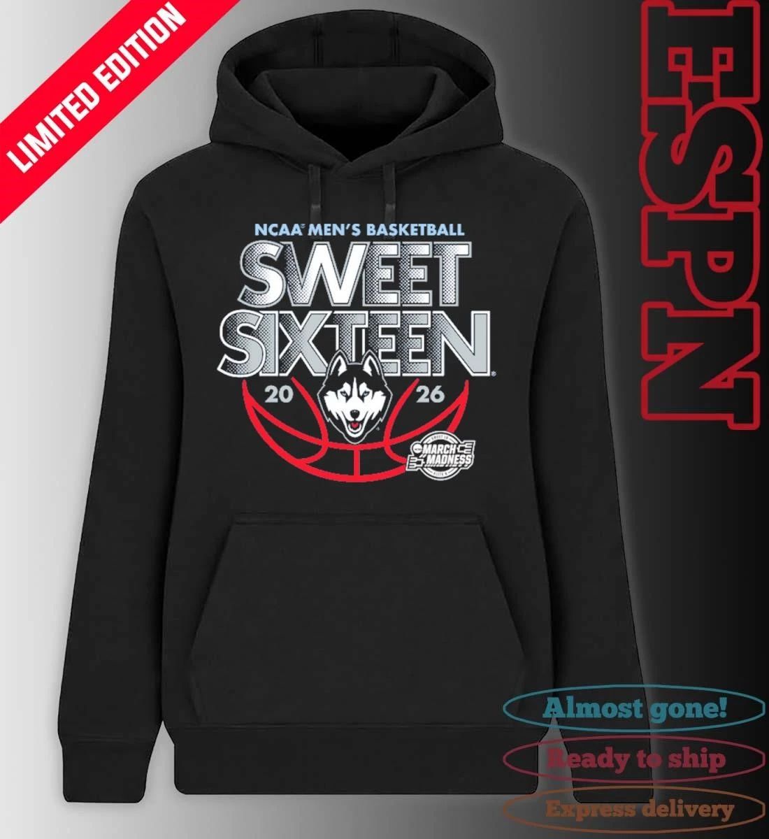 Sweet Sixteen 2026 Uconn Men’s Basketball Shirt