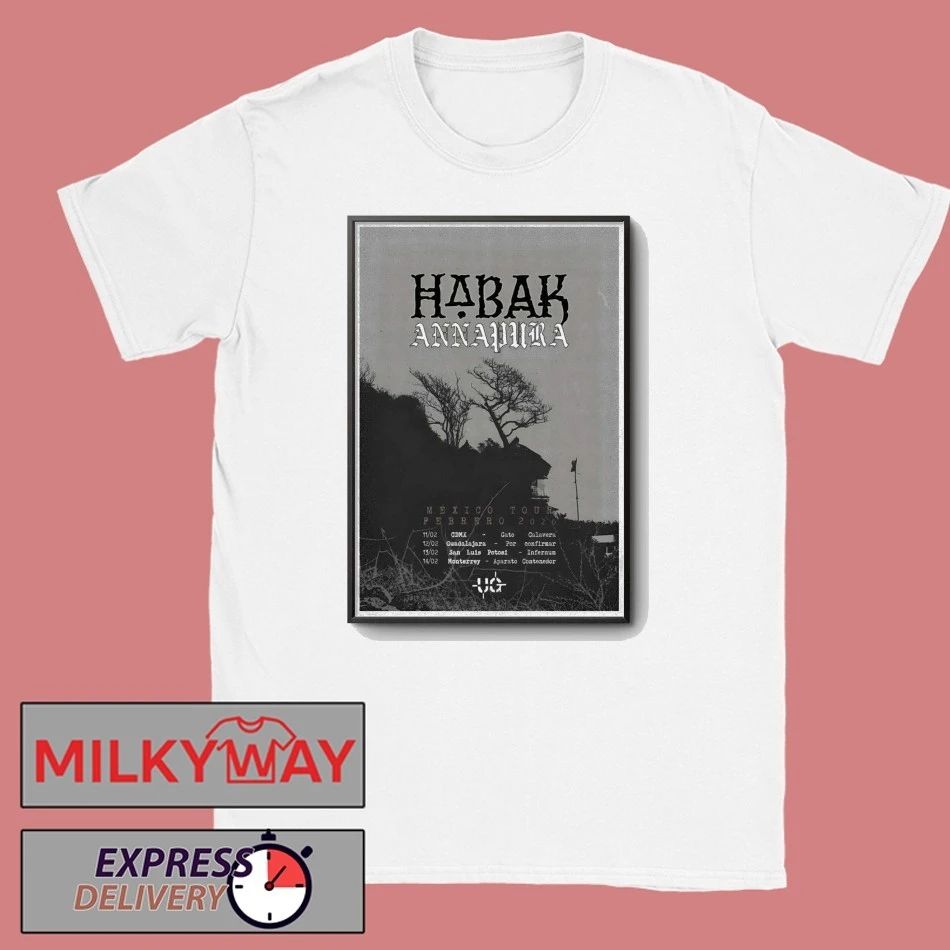 HABAK-ANNAPURA Tour Mexico 2026 Poster shirt