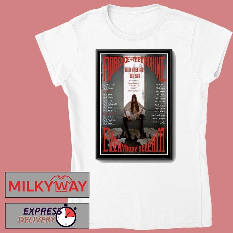 Florence The Machine Tour North American Poster shirt