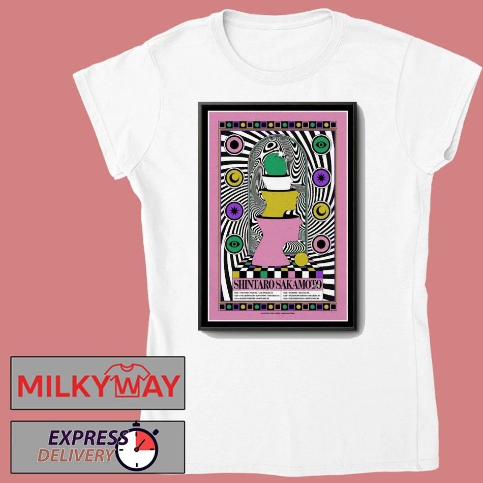 Shintaro Sakamoto Band Tour Oct and Nov 2025 Poster shirt