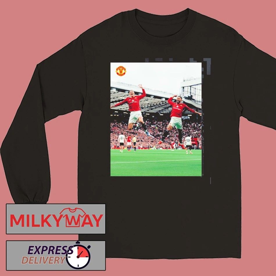 Manchester United Air Sesko Feat Cunha Celebration Vs Liverpool Match T-Shirt