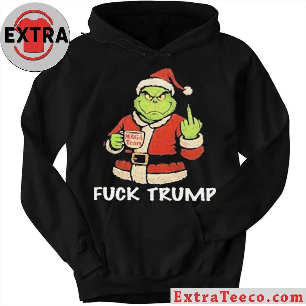 Original Fuck Trump Grinch Christmas Shirt