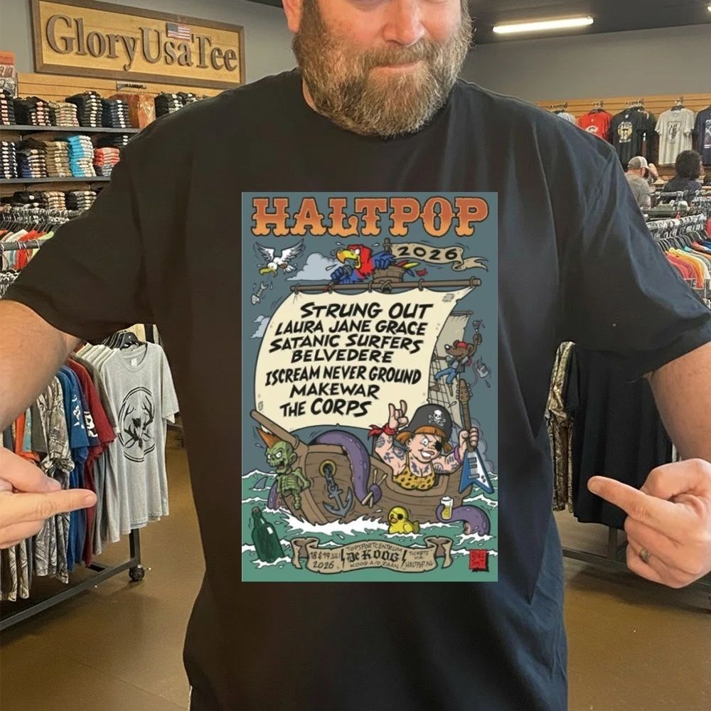 Strung Out July 18-19 2026 Haltpop, Netherlands Poster Shirt