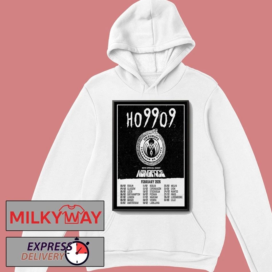 Horror UK Europe February 2026 Poster shirt