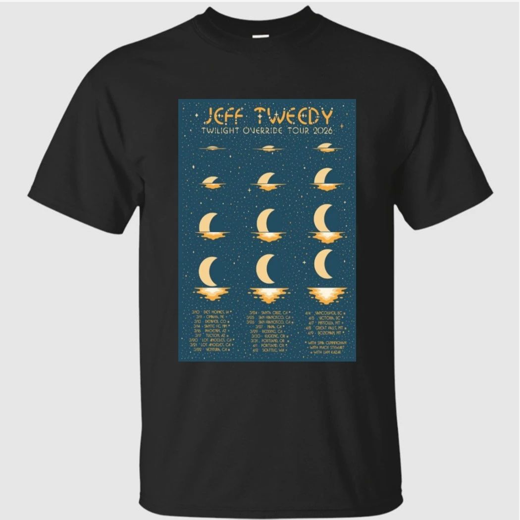 Jeff Tweedy Band Twilight Override Tour 2026 Poster Shirt