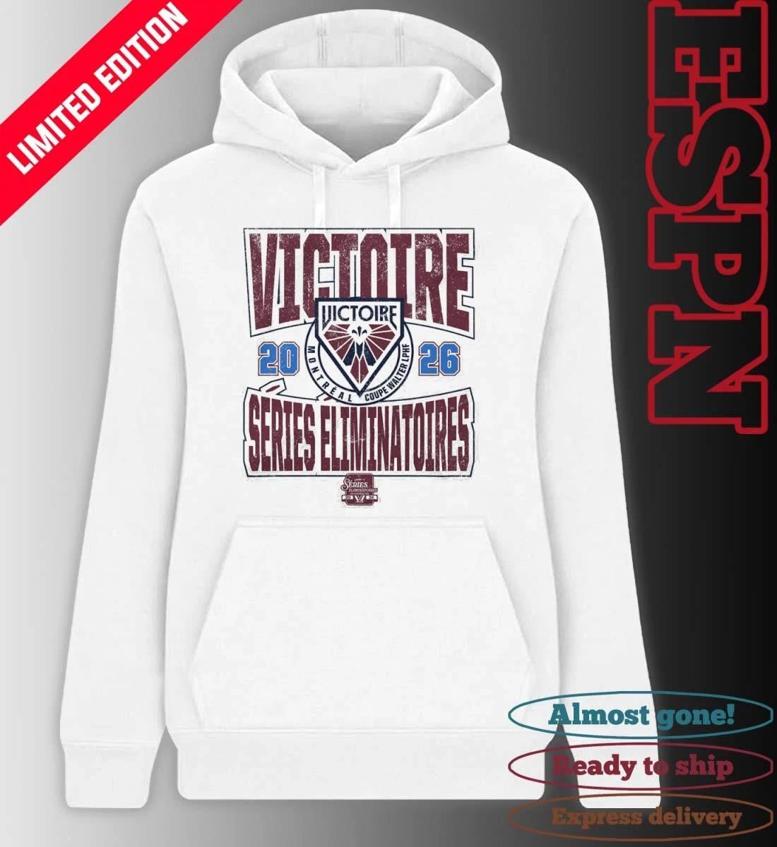 Montreal Victoire 2026 PWHL Walter Cup Playoffs Voyage Shirt