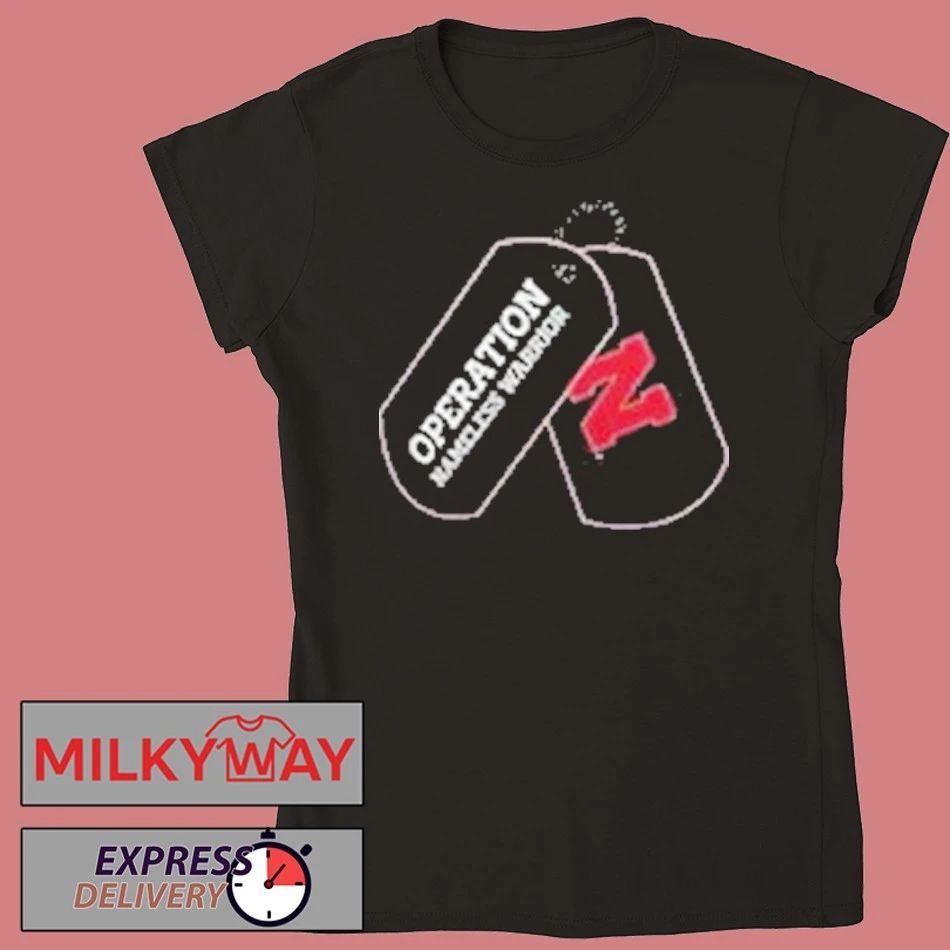 Nebraska Cornhuskers”OPERATION NAMELESS WARRIOR” T-Shirt