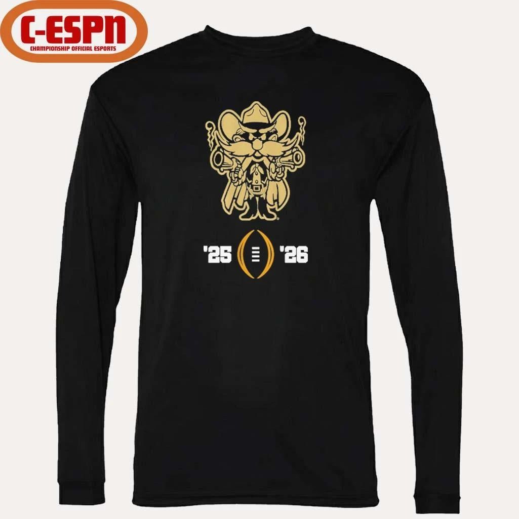 Texas Tech Football 2025-26 College Football Playoff Logo Shirt