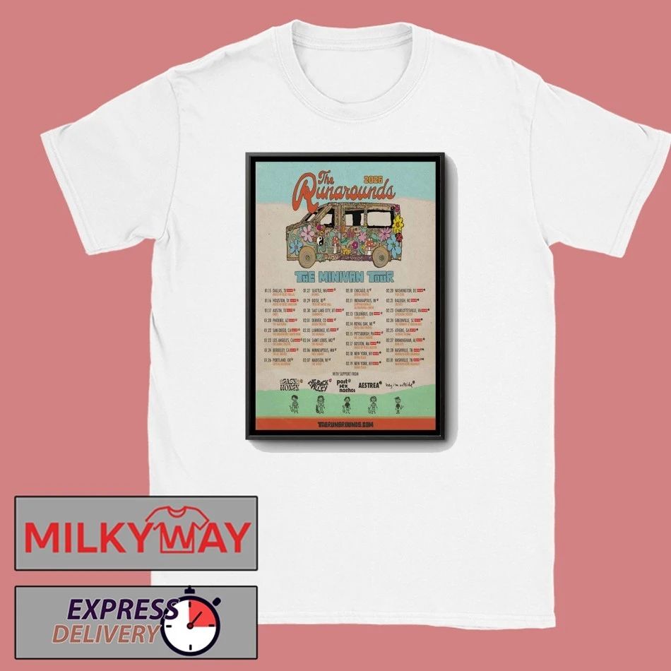 The Runarounds The Minivan Tour 26 Poster shirt