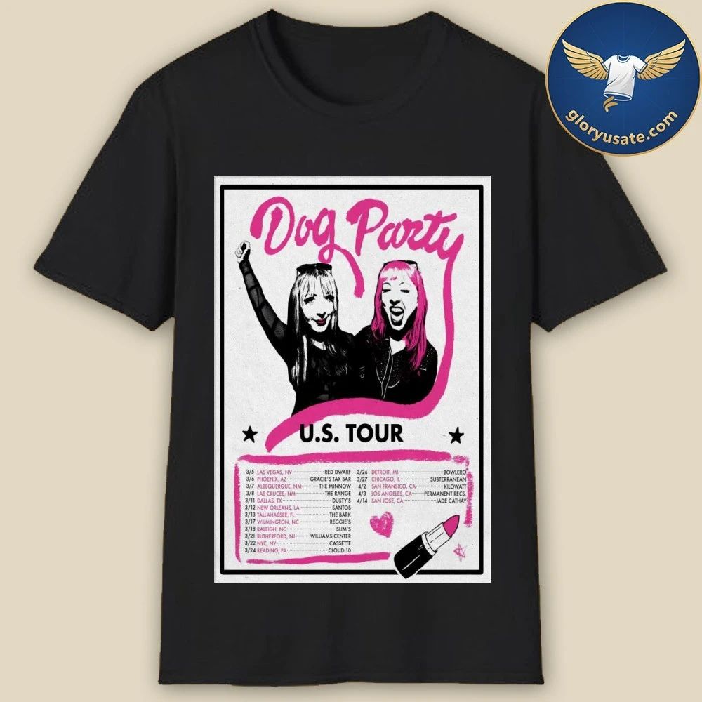 Dog Party 2026 US Tour Poster Shirt