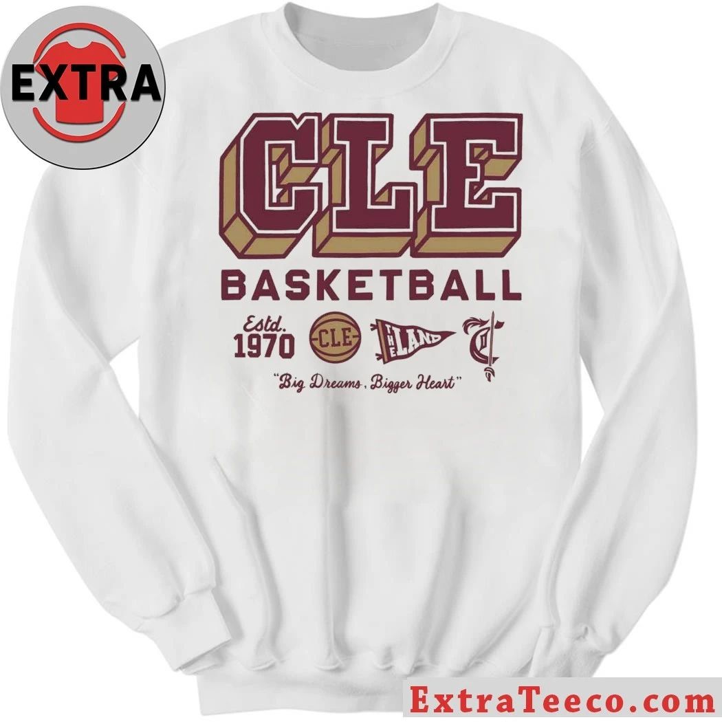 CLE Basketball Varsity Icons Big Dreams Bigger Hearts T-Shirt