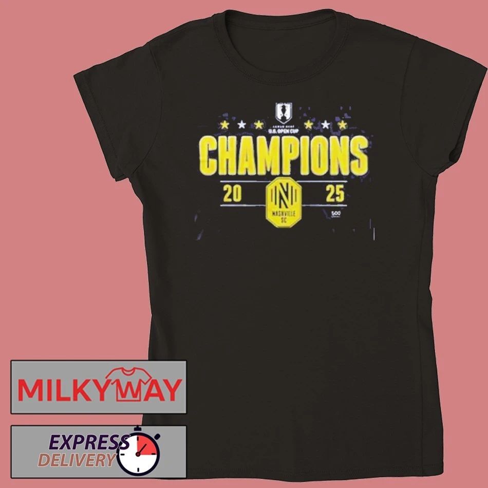 Nashville SC U.S. Open Cup Final 2025 Champions shirt