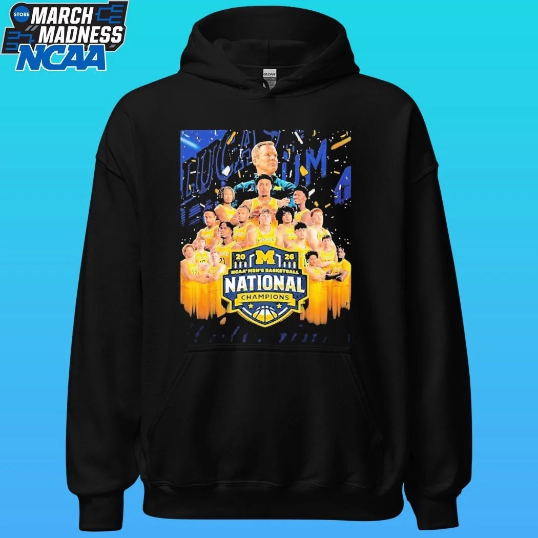 Michigan Wolverines Champions Ncaa Men’s Basketball National Champions 2026 The Kings Of College Basketball Shirt
