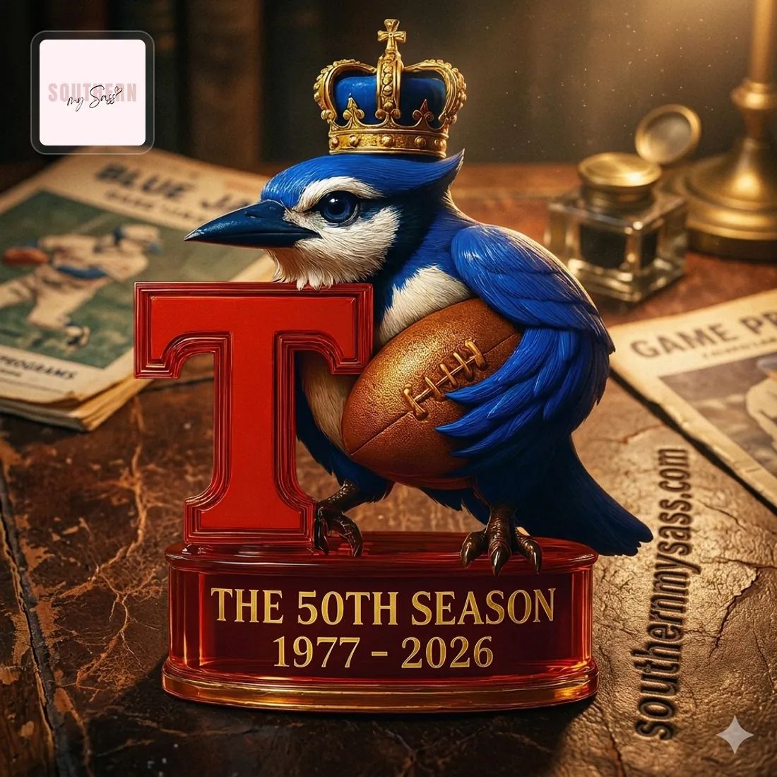 Toronto Blue Jays 50th Season 1977-2026 Commemorative Collectible Statue