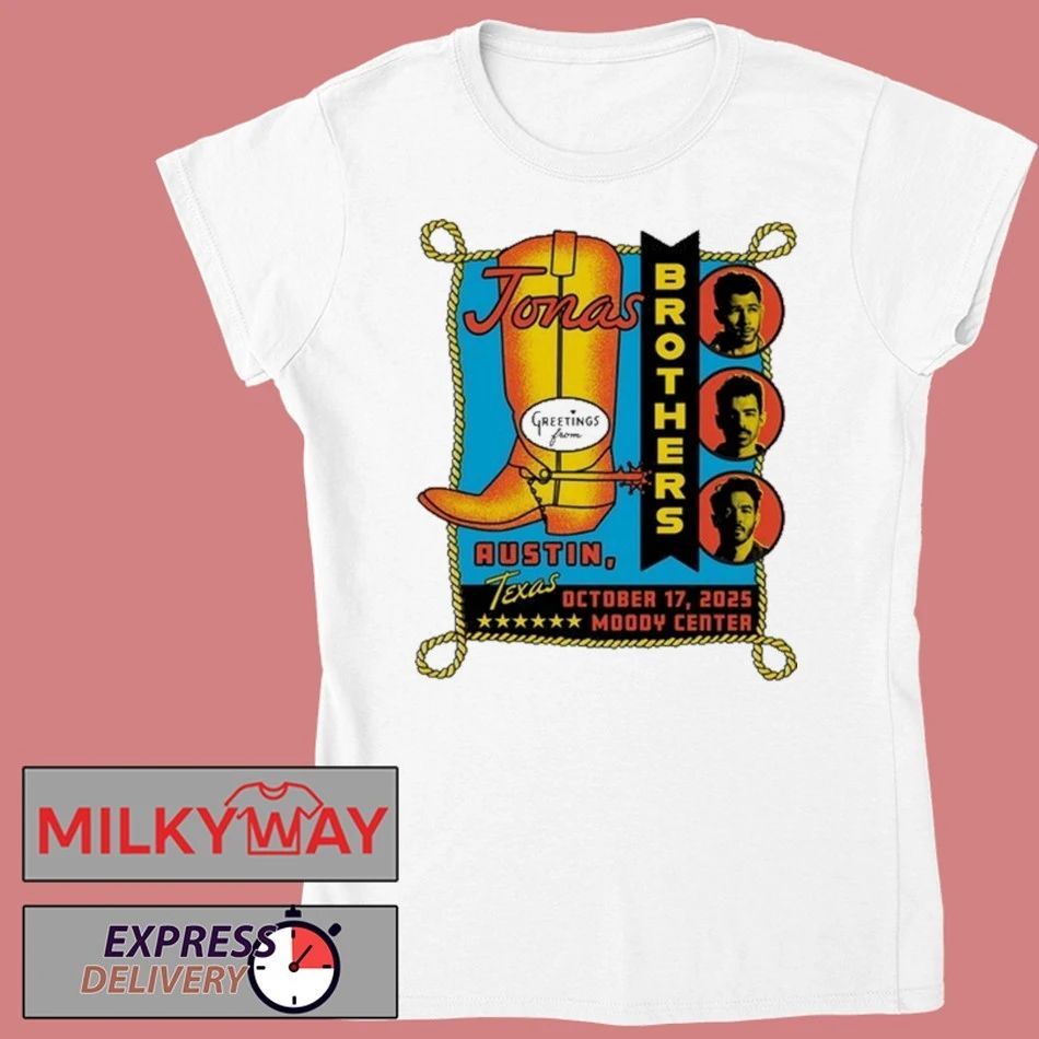 Jonas Brothers Moody Center In Austin TX Oct 17 2025 shirt