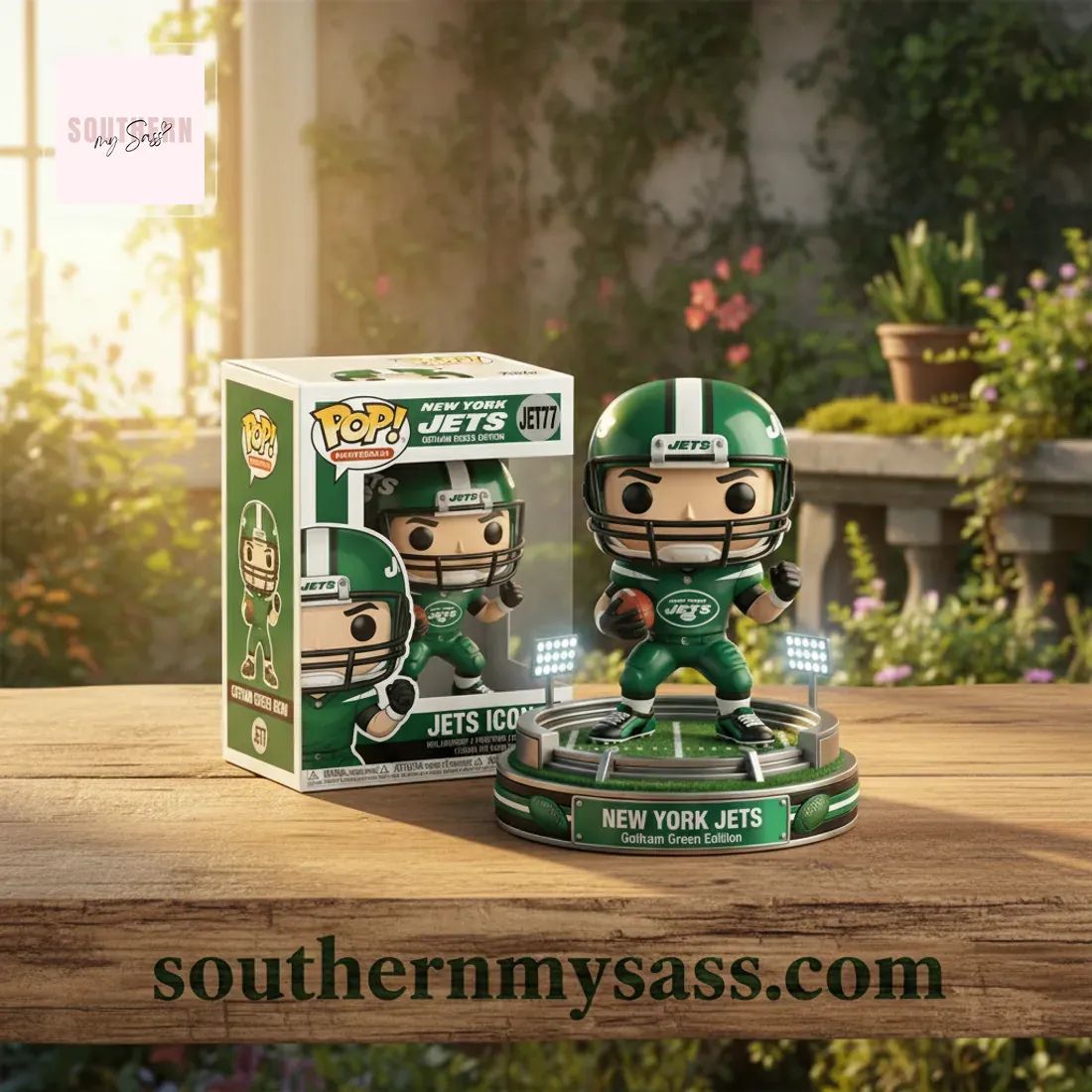 New York Jets Gotham Green Edition Anniversary Pop Figure Doll