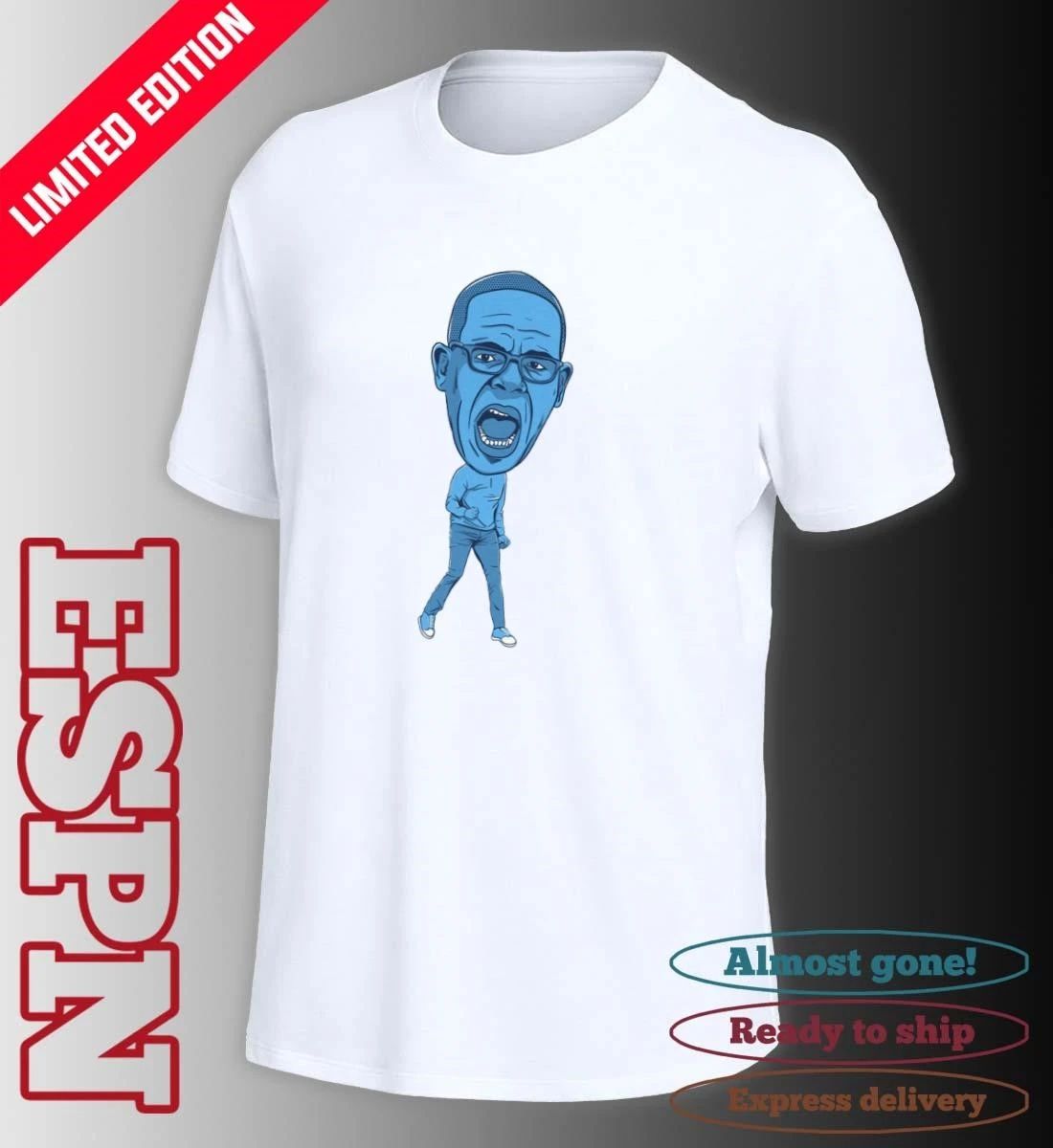 UNC Tar Heels Marching With Coach Hubert Davis T-Shirt