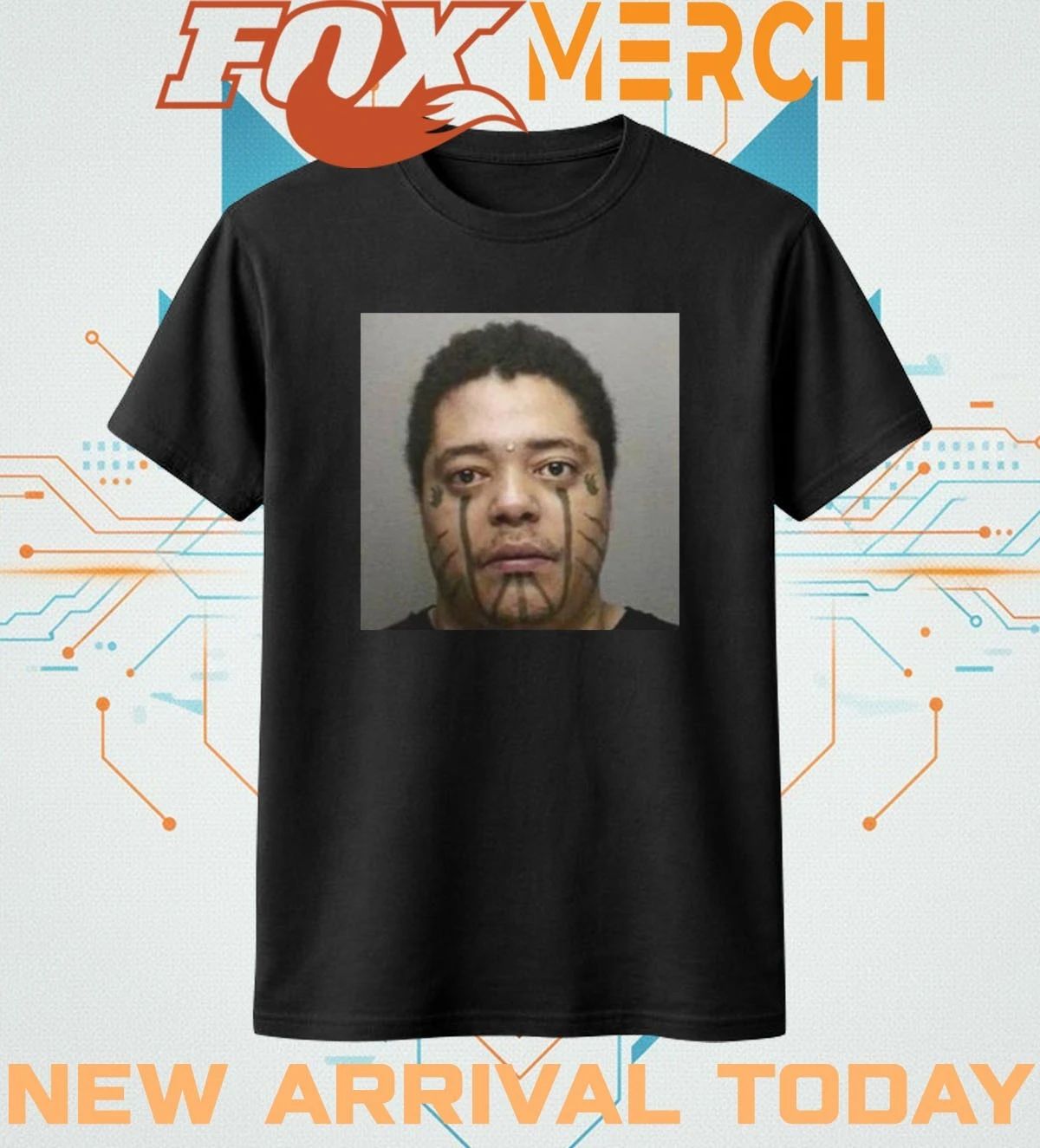 Diorvsyou wearing narcissist mugshot t-shirt